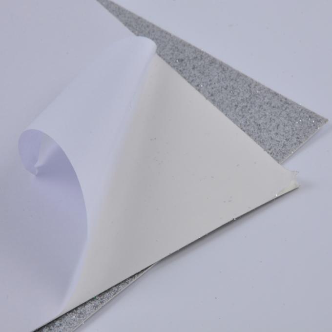 Einfache Farbselbstklebendes silbernes Funkeln-Papier 30.5*30.5cm für die Karten-Herstellung