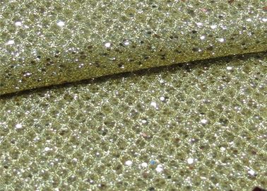 China Folien-einfaches Polyester-Funkeln-Ausdehnungs-Maschen-Gewebe für die Herstellung des Schuh-Taschen-Wand-Papiers fournisseur