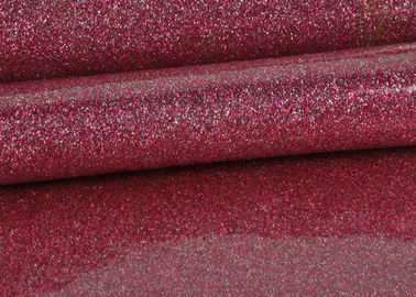 China 1.38m PVC, das rosa Funkeln-PVC-Gewebe-Leder mit Stoff-Unterseite hinaufklettert fournisseur