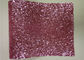 Rosa klumpiges Funkeln-Wand-Gewebe, nicht- gesponnene schöne Funkeln-Gewebe-Blätter fournisseur