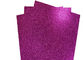 Glänzender Fushcia selbstklebender Funkeln-Sand des Funkeln-Papier-1/128 für den Schnitt des Plotters fournisseur