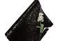 PU-Textilklumpige Funkeln-Gewebe-Wandverkleidungs-schwarze Tapete 25cm*138cm fournisseur