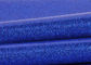 Blaues PVC-Funkeln-Gewebe mit Stoff-Unterseite, spezielles Textilleder-Schein-Funkeln-Gewebe fournisseur