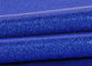 Blaues PVC-Funkeln-Gewebe mit Stoff-Unterseite, spezielles Textilleder-Schein-Funkeln-Gewebe fournisseur