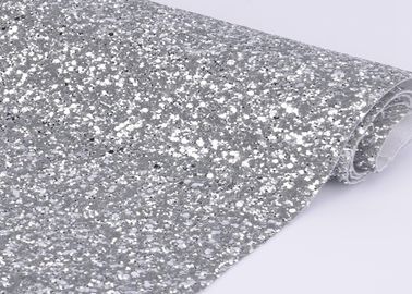 China 54&quot; Breiten-Silber-Funkeln-Baumwollgewebe für die Herstellung von Schuhen Material und von Wandverkleidung usine