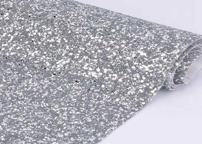 54" Breiten-Silber-Funkeln-Baumwollgewebe für die Herstellung von Schuhen Material und von Wandverkleidung