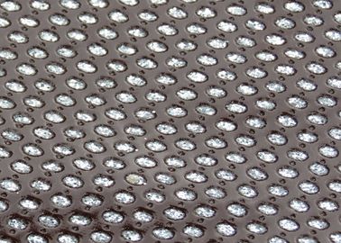 China 54&quot; Breite perforiertes Faux-Leder-Gewebe, perforiertes Vinylgewebe für die Herstellung des Telefon-Kastens usine